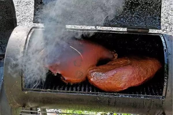 Smoking a great pork brisket: