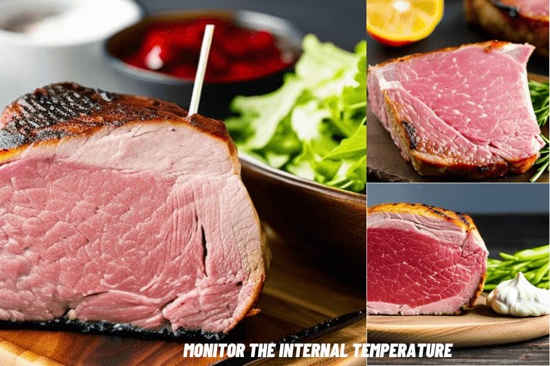 Monitor The Internal Temperature pork shoulder