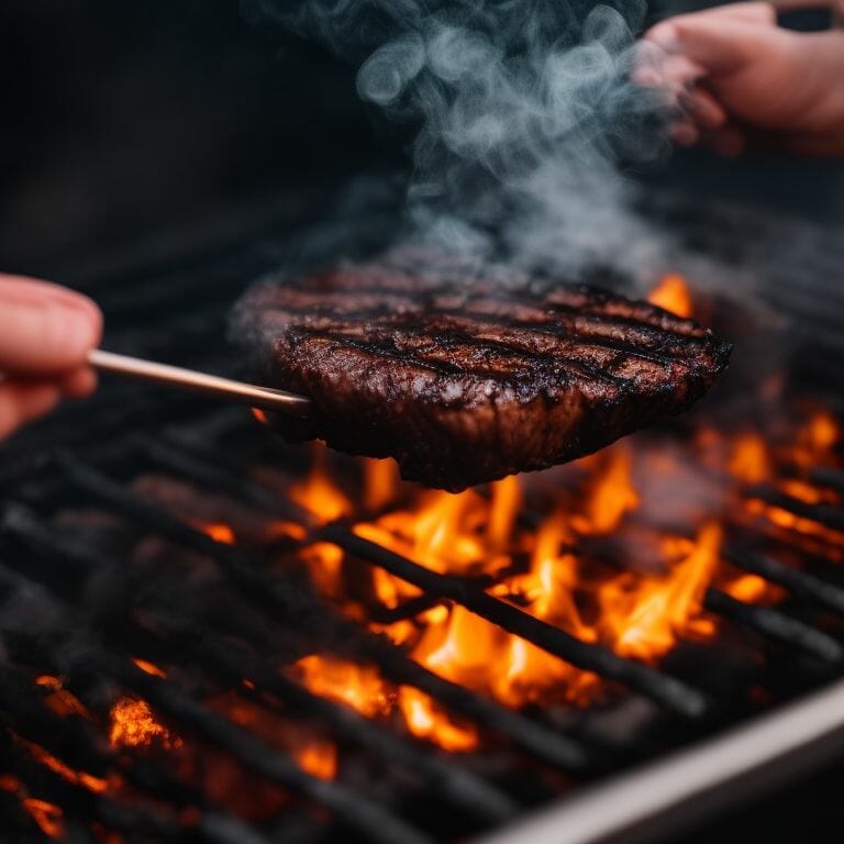 Cooking on a Charcoal Grill