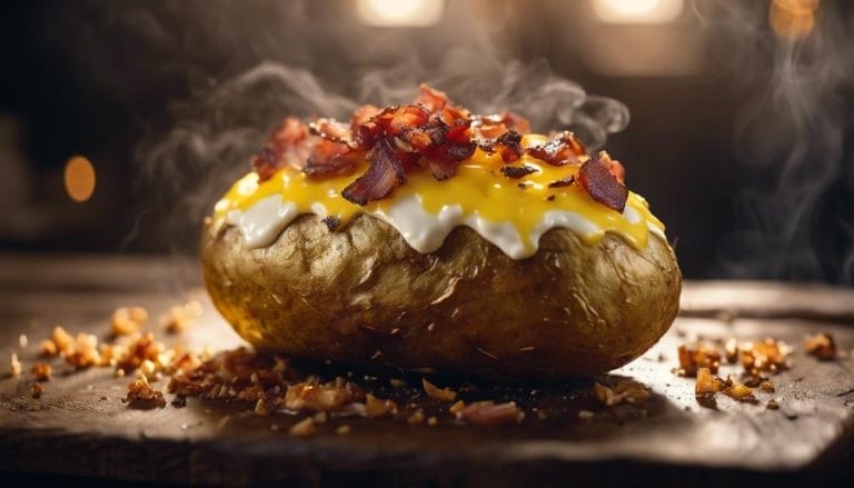 perfecting smoked baked potatoes